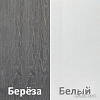 Комод Кортекс-мебель Бари 80 5ш (береза/береза/белый)
