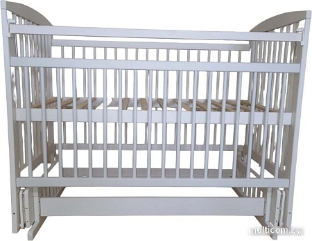 Классическая детская кроватка Ясеньлес Mila 05.1 (белый)