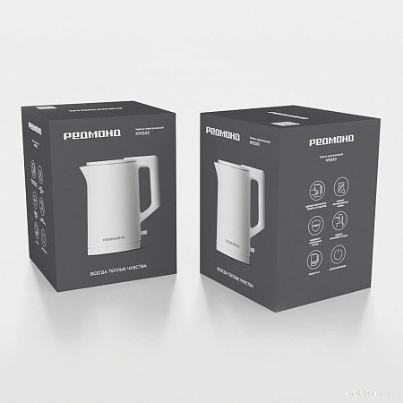 Электрический чайник Redmond (Редмонд) KM243 (белый)