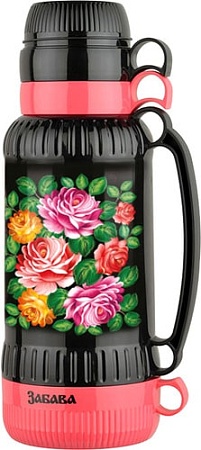 Термос Забава РК-1809 1.8л (русские узоры)