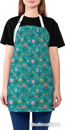 Фартук JoyArty Рождественские совы ap_380803