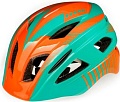 Cпортивный шлем Favorit IN03-M-OR (M, оранжевый/салатовый)