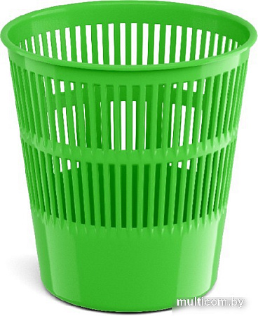 Корзина для бумаг Erich Krause Neon Solid 9 л 55923 (зеленый)
