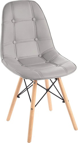 Стул Mio Tesoro Элма-1 (серый/дерево)