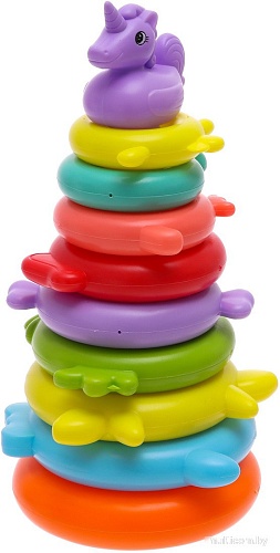 Развивающая игрушка Sima-Land Пирамидка. Единорожка KD827-22 9942654