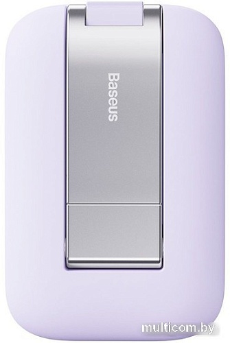 Подставка Baseus Seashell Series Phone Stand (с зеркалом, сиреневый)