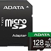 Карта памяти ADATA SPEED PLUS microSDXC 128GB UD128GUI3V30A2SP-RA1 (с адаптером)