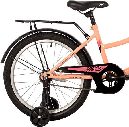 Детский велосипед Novatrack Wind Girl 20 2022 204WIND.CRL22 (коралловый)
