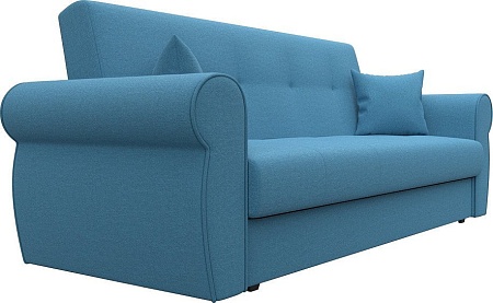 Диван Лига диванов Лига-019 книжка 125611 (рогожка амур голубой)