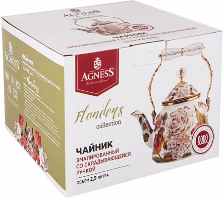 Чайник без свистка Agness Фландрия 950-442