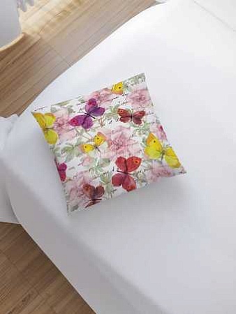 Чехол на подушку JoyArty Письмо в бабочках sl_11030