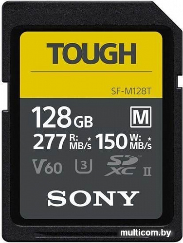 Карта памяти Sony SF-M Tough SDXC 128GB