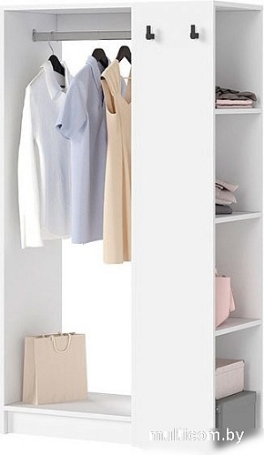 Стойка для одежды Стендмебель Руна СТЛ 01 (белый)