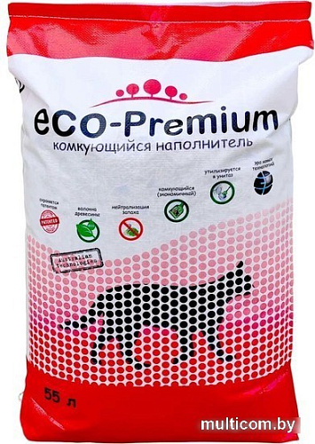 Наполнитель для туалета Eco-Premium Green 55 л