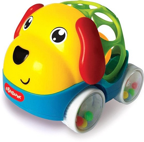 Интерактивная игрушка Азбукварик Собачка Зверята-хохотуши 2814