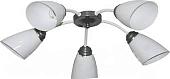 Припотолочная люстра Элетех Китти 151 НПБ 01-5х60-134 Е27 1005405001 (белый/хром)