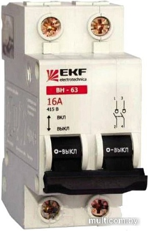 Выключатель нагрузки EKF ВН-100 2р 100А sl100-2