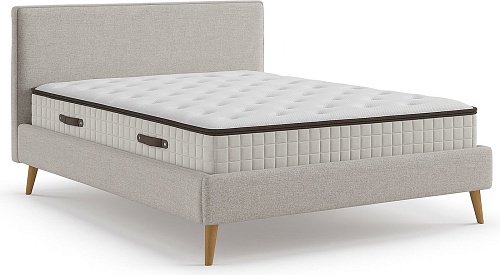 Кровать Sonit Narsis 140x200 велюр River (03 бежевый)