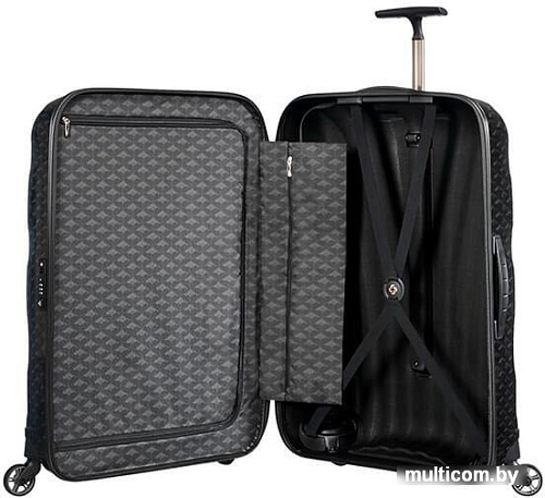Чемодан-спиннер Samsonite Cosmolite Black Print 75 см