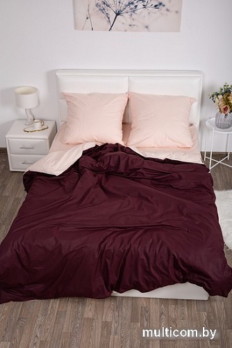 Постельное белье Миланика Сакура Евро (поплин)