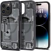 Чехол для телефона Spigen Ultra Hybrid Zero One (MagFit) для iPhone 14 Pro Max ACS05539 (темно-серый)