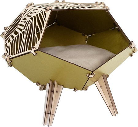 Домик Homepet Wood 83119 (оливковый)
