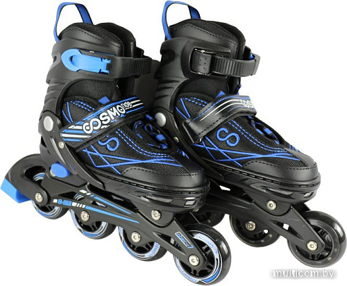 Роликовые коньки Cosmoride Freerider (р. 39-42 черный/синий)
