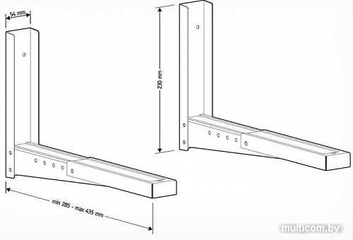 Кронштейн Holder MWS-2002 (металлик)