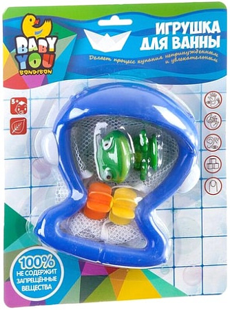 Игрушка для ванной Bondibon Кит-сачок ВВ1913