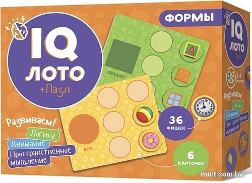 Развивающая игра ГеоДом Лото Формы