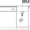 Кухонная мойка Blanco DALAGO 45 (темная скала) [518846]