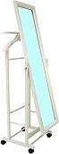 Стойка для одежды Импэкс Leset Сиэтл с зеркалом (белый)