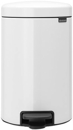 Brabantia Pedal Bin NewIcon с корзиной 12 л (белый)