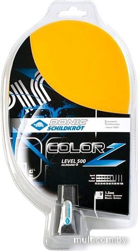 Ракетка для настольного тенниса Donic Schildkrot Color Z Yellow Level 500
