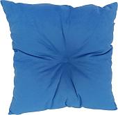 Декоративная подушка Sled Квадратная 40x40x12 (синий)