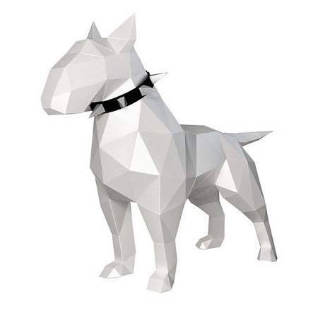 PaperCraft PAPERRAZ Бультерьер Валера