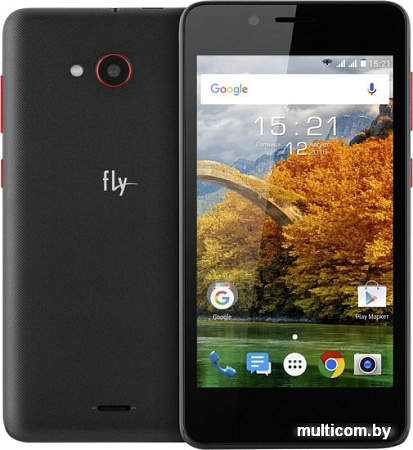 Смартфон Fly FS458 Stratus 7 (черный)
