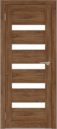 Межкомнатная дверь Юни Бона 03 80x200 (дуб стирлинг/стекло белое)