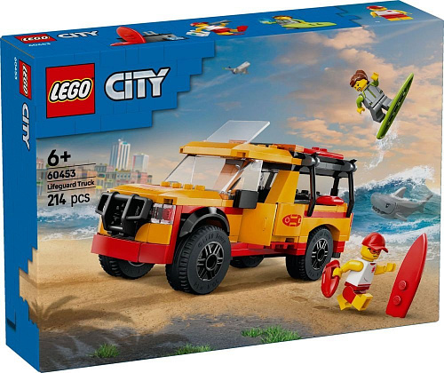 Конструктор LEGO City 60453 Спасательный внедорожник на пляже