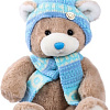 Классическая игрушка Milo Toys Little Friend Мишка в шапке и шарфе 9905642