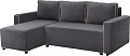 Угловой диван Мебельград Некст Стандарт (альба темно-серый/альба бежевый)