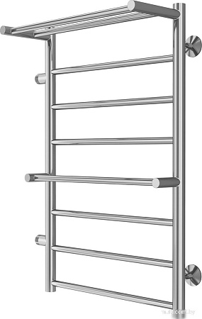 Полотенцесушитель TERMINUS Аврора П8 500х800 (с 2 полками и боковым подключением 500 слева)