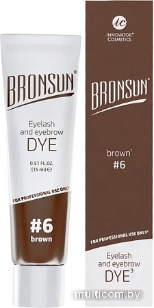 Краска Bronsun №6 коричневый (15 мл)