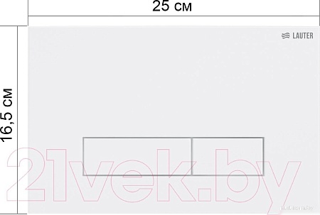 Панель смыва Lauter 219701HD (хром)