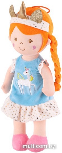 Кукла Maxitoys Хлоя с рыжей косичкой в голубом платье MT-CR-D01202321-30