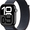 Умные часы Apple Watch Series 10 46 мм (алюминиевый корпус, черный/темно-серый, нейлоновый ремешок)
