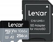 Карта памяти Lexar microSDXC LMS1066256G-BNANG 256GB (с адаптером)