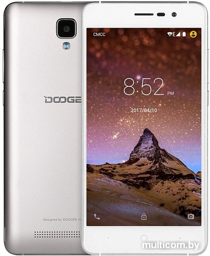Смартфон Doogee X10 (серебристый)