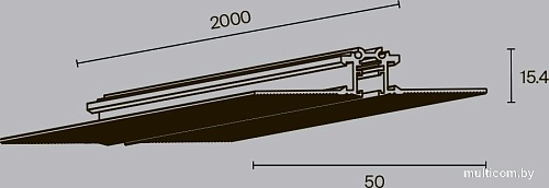 Шинопровод Maytoni Technical Busbar trunkings Levity TRX184-132B