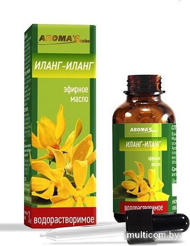 Aroma Saules Эфирное масло Водорастворимое Иланг-иланг 30 мл